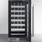 Summit SDHW1532LHD 15" Wide Built-in Wine Cellar