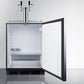 Summit SBC58BLBIADALOCK 24" Wide Built-in Kegerator, ADA Compliant