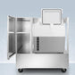Summit SPRF36CART Stainless Steel Cart With Portable Refrigerator/freezer