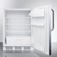 Summit FF6LW7SSTBADA 24" Wide All-refrigerator, ADA Compliant