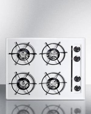 Summit WNL03P 24" Wide 4-burner Gas Cooktop