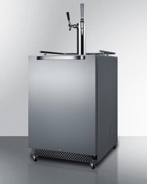 Summit SBC695OSCMTWIN 24" Wide Built-in Outdoor Cold Brew/nitro-infused Coffee Kegerator