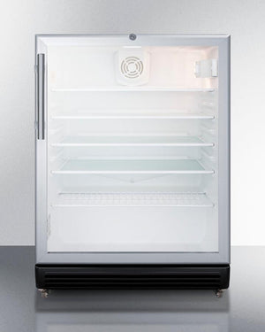 Summit SCR600BGLMBL 24" Wide Beverage Center