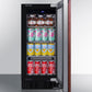 Summit ASDS1523IF 15" Wide Built-in All-refrigerator, ADA Compliant