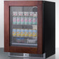 Summit SDHG2443PNRLHD 24" Wide Built-in Beverage Center (panel Not Included)