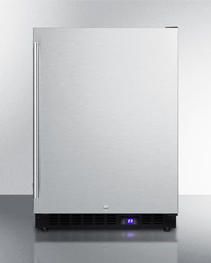 Summit SCFF53BSSIM 24" Wide Built-in All-freezer With Icemaker