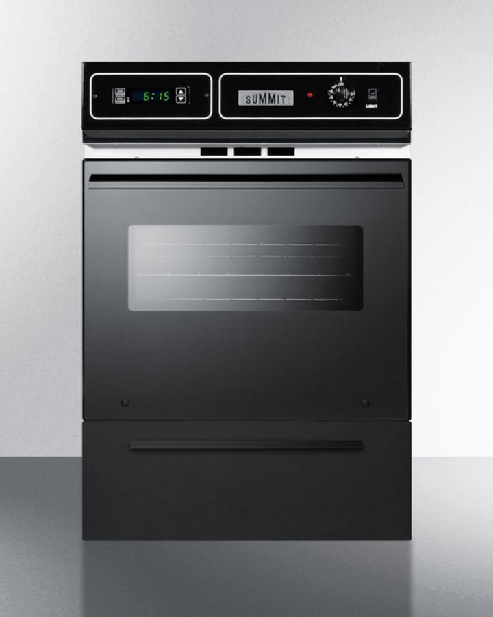 Summit TTM7212KW 24" Wide Gas Wall Oven