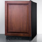 Summit FF708BLSSRSIF 24" Wide All-refrigerator (panel Not Included)
