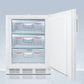 Summit VT65MLVAC456ADA 24" Wide Built-in All-freezer, Certified To Nsf/ansi 456 Standard for Vaccine Storage, ADA Compliant
