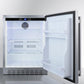 Summit AL55OSCSS 24" Built-in Outdoor Refrigerator, ADA Compliant
