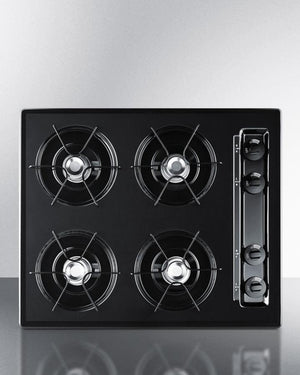 Summit TNL033 24" Wide 4-burner Gas Cooktop