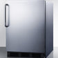 Summit FF63BKCSS 24" Wide Built-in All-refrigerator