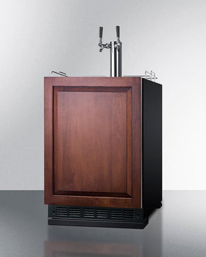 Summit SBC7BRSIFLHD 24" Wide Beer Kegerator (panel Not Included)