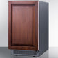Summit BIM182ADAIF 18" Wide Clear Icemaker, ADA Compliant (panel Not Included)