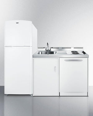 Summit ACKDW75 75" Wide All-in-one Kitchenette With Dishwasher
