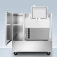 Summit SPRF36LCART Stainless Steel Cart With Portable Refrigerator/freezer