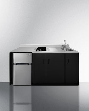 Summit CK72ADASINKR 72" Wide All-in-one Kitchenette, ADA Counter Height