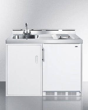 Summit C48ELGLASS 48" Wide All-in-one Kitchenette