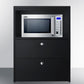 Summit CWM2ADA 2-drawer Microwave Cabinet, ADA Height