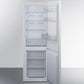 Summit FFBF121W 24" Wide Bottom Mount Refrigerator-freezer