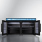 Summit SCR3502DLL 36" Wide Back Bar Beverage Center, Shallow Depth