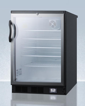 Summit SCR600BGLNZ 24" Wide All-refrigerator