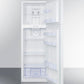 Summit FF946WLLF2 22" Wide Top Mount Refrigerator-freezer