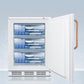 Summit VT65MLTBC 24" Wide All-freezer With Antimicrobial Pure Copper Handle