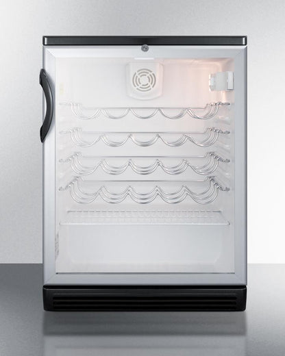 Summit SWC6GBLBI 24" Wide Built-in Wine Cellar