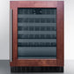 Summit ASDW2412PNR 24" Wide Built-in Wine Cellar, ADA Compliant (panel Not Included)