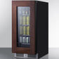 Summit SDHG1533PNRLHD 15" Wide Built-in Beverage Center (panel Not Included)
