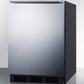 Summit CT663BKSSHHADA 24" Wide Refrigerator-freezer, ADA Compliant