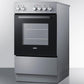 Summit REXT20SS 20" Wide Electric Smooth-top Range