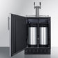 Summit SBC7BRSCF2LHD 24" Wide Cold Brew Coffee Kegerator