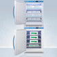 Summit ARS6PVAFZ5PVBIADASTACKLHD 24" Wide Performance Series All-refrigerator/all-freezer Combination