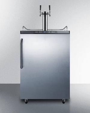 Summit SBC635MBISSTBTWIN 24" Wide Built-in Kegerator