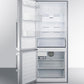 Summit FFBF284SSIMLHD 28" Wide Bottom Freezer Refrigerator