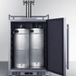 Summit SBC682WKDTWIN 24" Wide Built-in Wine Kegerator
