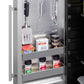 Summit SPR196OS24 Shallow Depth 24" Wide Outdoor Built-in All-refrigerator With Slide-out Storage Compartment