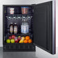 Summit FF708BLSSRSIF 24" Wide All-refrigerator (panel Not Included)