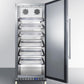Summit FFAR121SSRI 24" Wide Mini Reach-in All-refrigerator With Dolly
