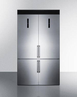Summit FFBF181ES2KIT48 48" Wide Bottom Freezer Refrigerator Set