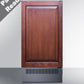 Summit BIM182IF 18" Wide Clear Icemaker (panel Not Included)