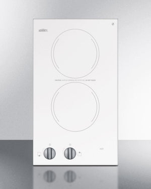 12" Wide 115v 2-burner Radiant Cooktop