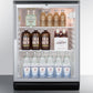 Summit SCR600BGLHV 24" Wide Beverage Center
