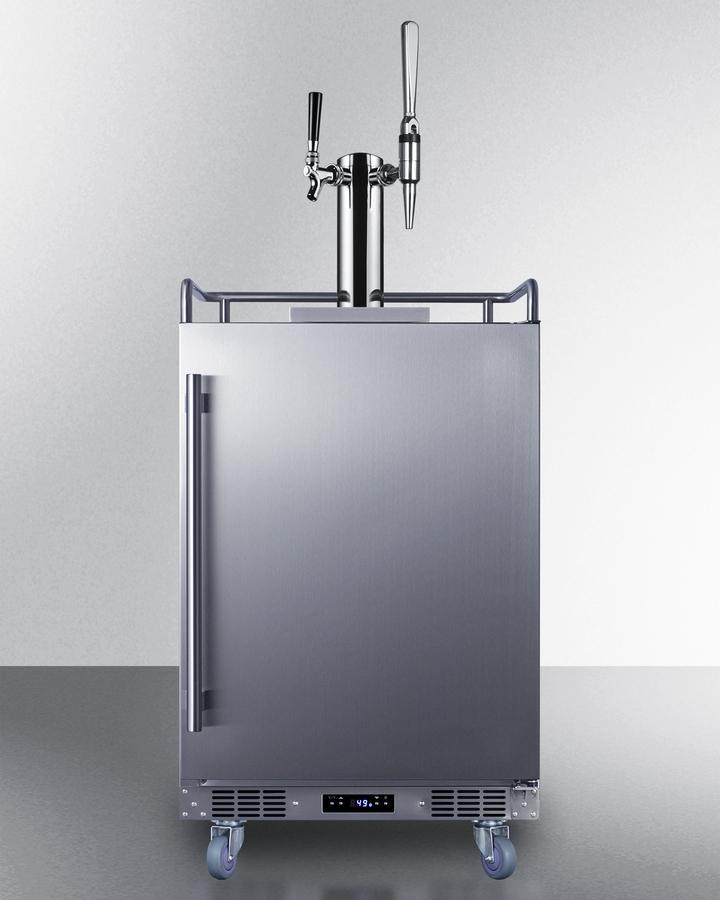 Summit SBC682CMTWIN 24" Wide Built-in Cold Brew/nitro Coffee Kegerator