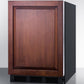Summit CT663BKIFADA 24" Wide Refrigerator-freezer, ADA Compliant (panel Not Included)