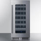 Summit SDHW1532LHD 15" Wide Built-in Wine Cellar