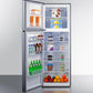 Summit FF1142PLLHD 24" Wide Top Mount Refrigerator-freezer