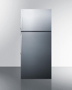 Summit 28" Wide Top Mount Refrigerator-freezer With Icemaker
